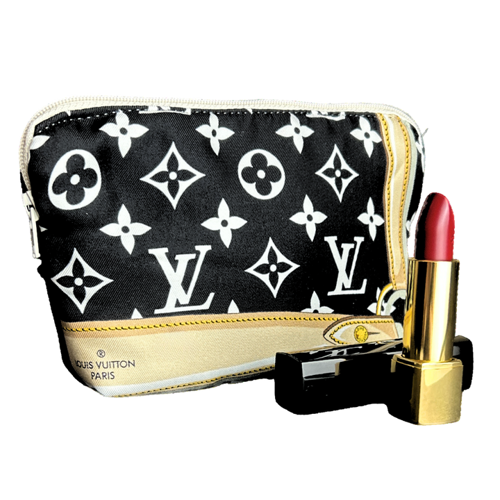 Louis Vuitton LV Monogram Scarf Beauty Bag at Vintage Luxe Up