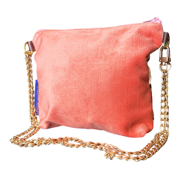 LV Malle Monogram Vintage Silk Scarf Crossbody Bag