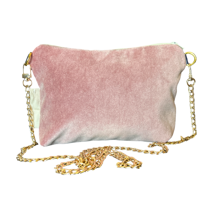 LV Monogram Flower Vintage Silk Scarf Crossbody Bag