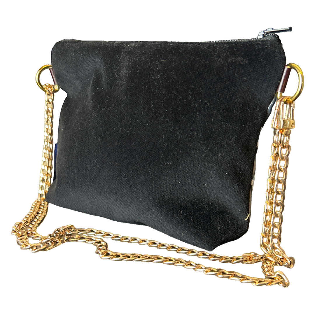 LV Monogram Vintage Silk Scarf Crossbody Bag