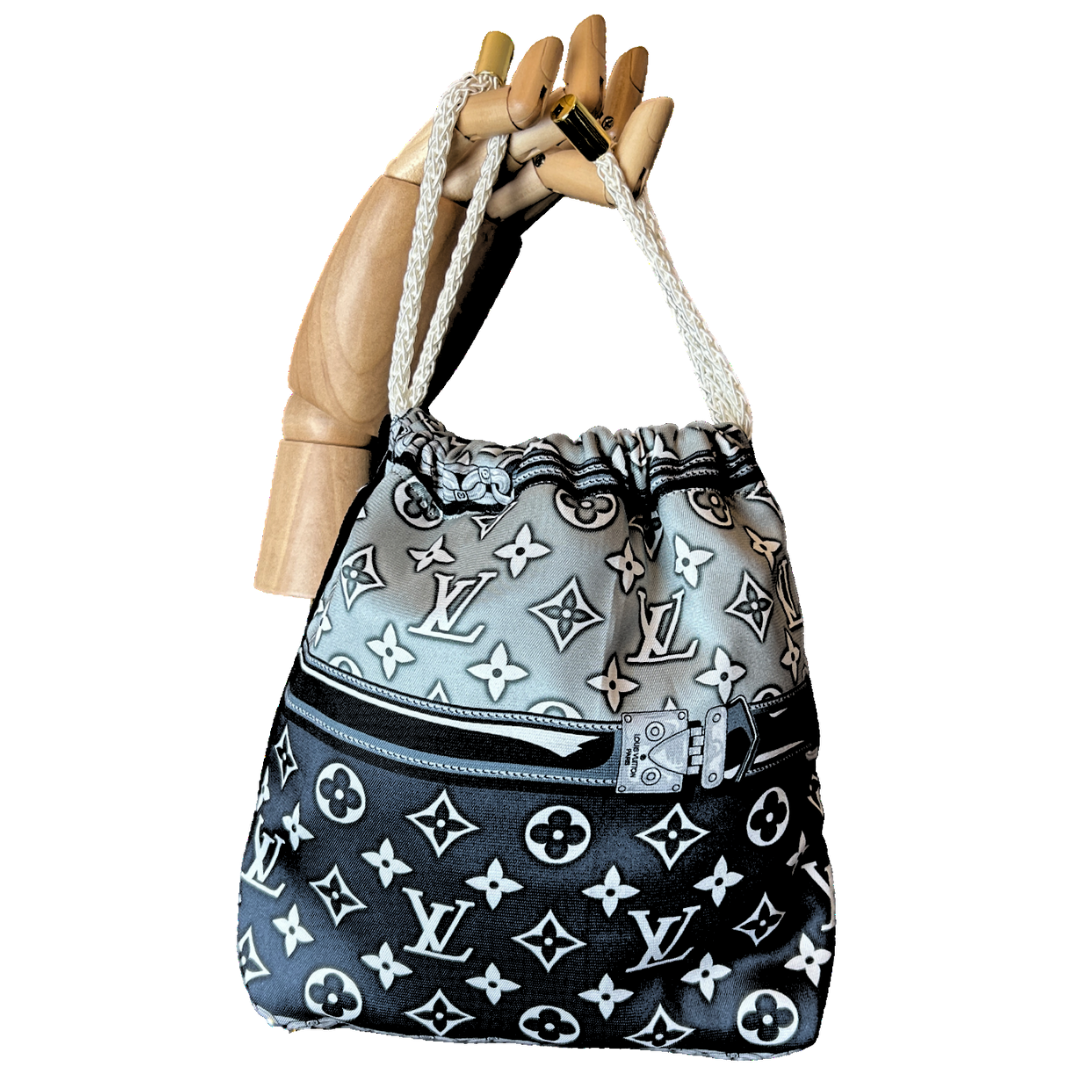 Louis Vuitton Monogram Scarf | Louis Vuitton Crossbody Bag at Vintage Luxe Up