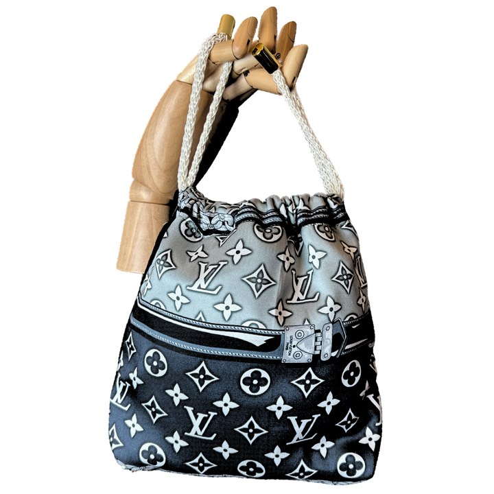 Louis Vuitton Monogram Scarf | Louis Vuitton Crossbody Bag at Vintage Luxe Up