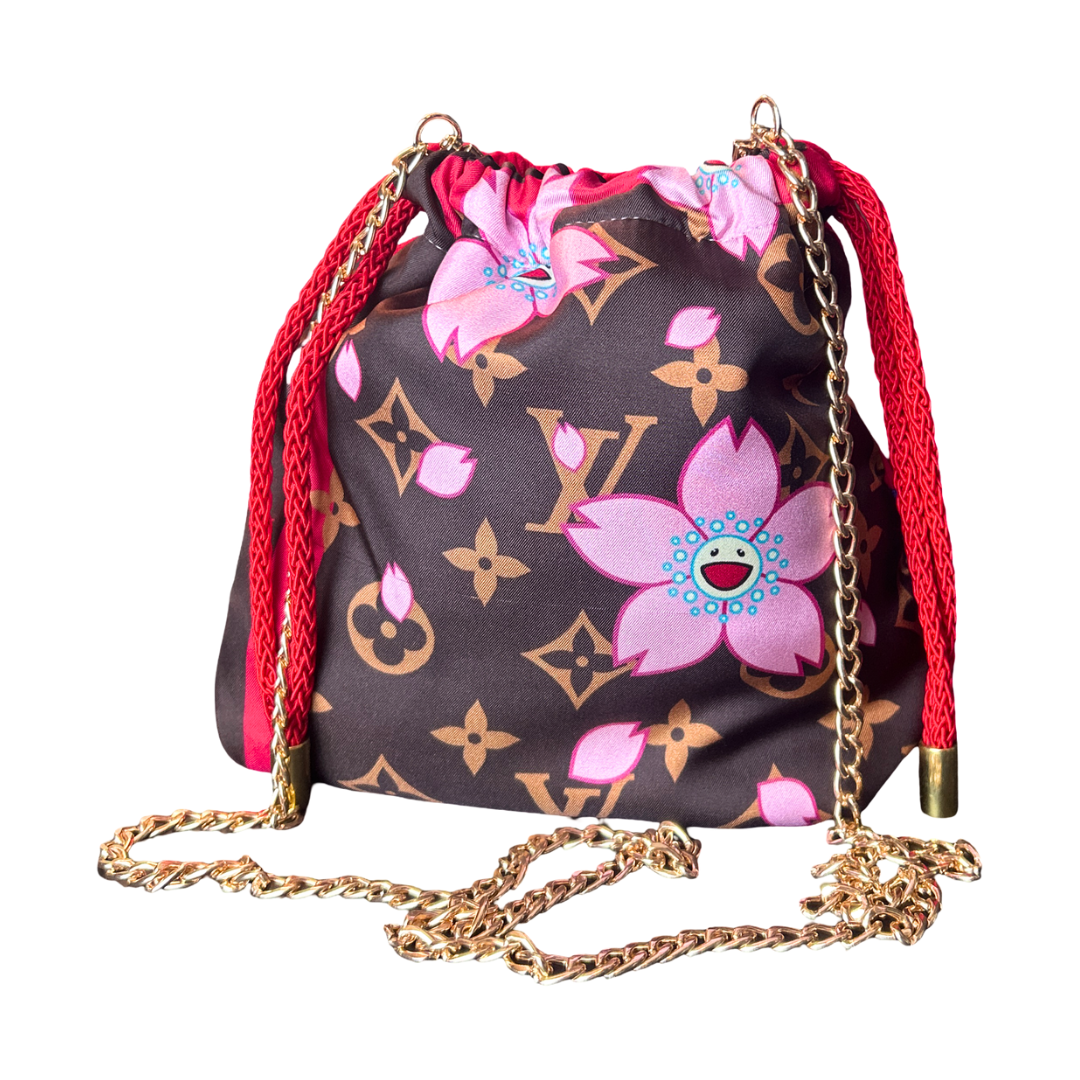 Louis Vuitton Monogram Cherry Blossom Scarf | Louis Vuitton Crossbody Bag
