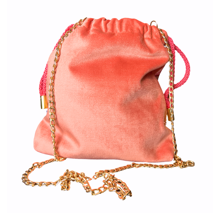 LV Malle Monogram Vintage Silk Scarf Drawstring Crossbody Bag