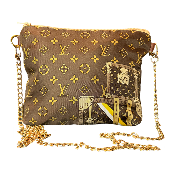 Louis Vuitton Monogram Luggage Scarf | Louis Vuitton Crossbody Bag