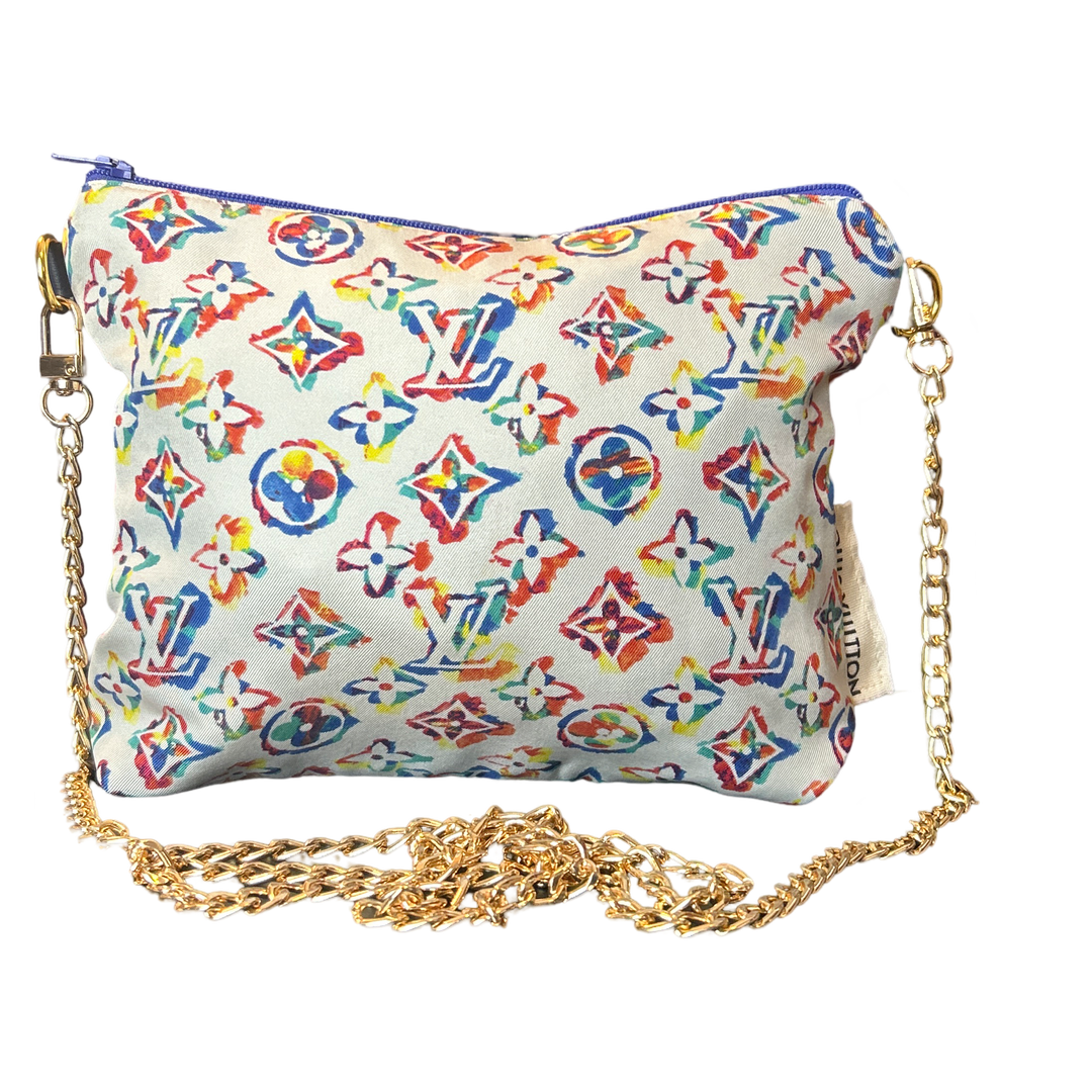 Louis Vuitton Monogram Scarf | Louis Vuitton Crossbody Bag at Vintage Luxe Up