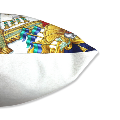 Luna Park Vintage Silk Scarf Pillows 24"