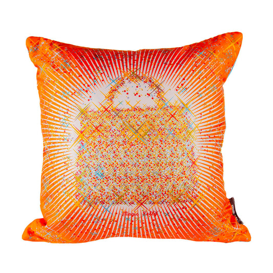 Vintage Hermes Pillow Magic Kelly Capucine Vintage Silk Scarf Pillow 17" at Vintage Luxe Up