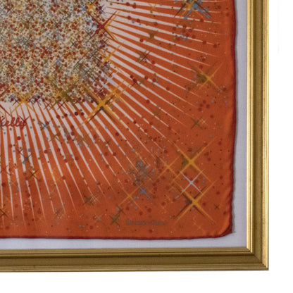Framed Hermes ScarfMagic Kelly Framed Vintage Silk Scarf 20"-Vintage Hermes-Vintage Luxe Up
