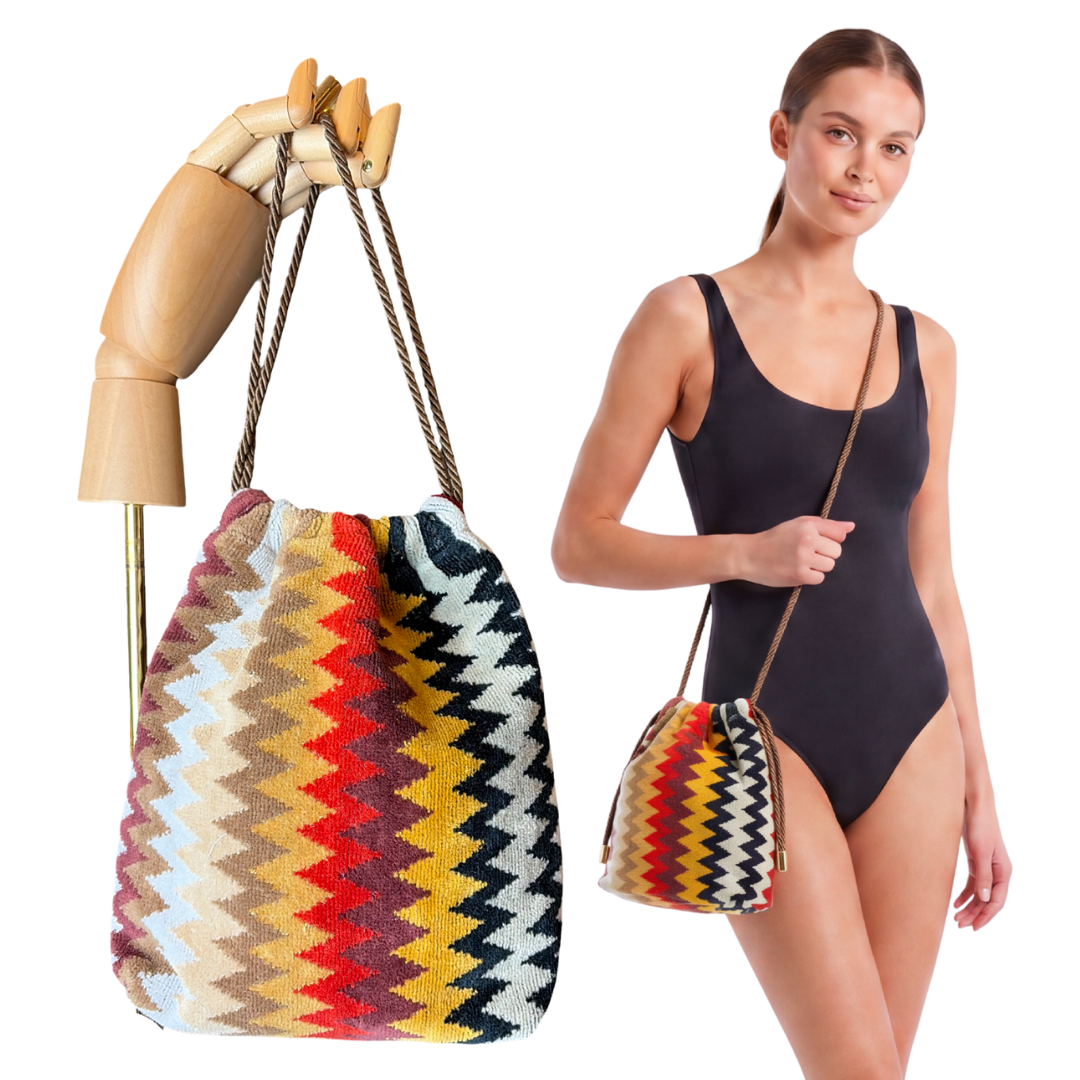 Missoni Buenos Aires Beach Towel Crossbody Bag