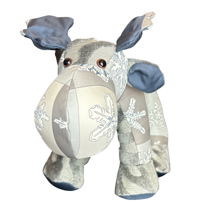 Hermes Feux d'Hiver Scarf Moose at Vintage Luxe Up
