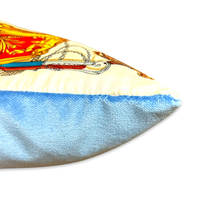 Musée Vintage Silk Scarf Pillow 17"