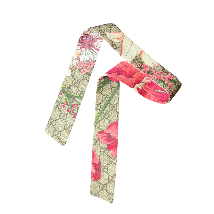 gucci gg floral scarf