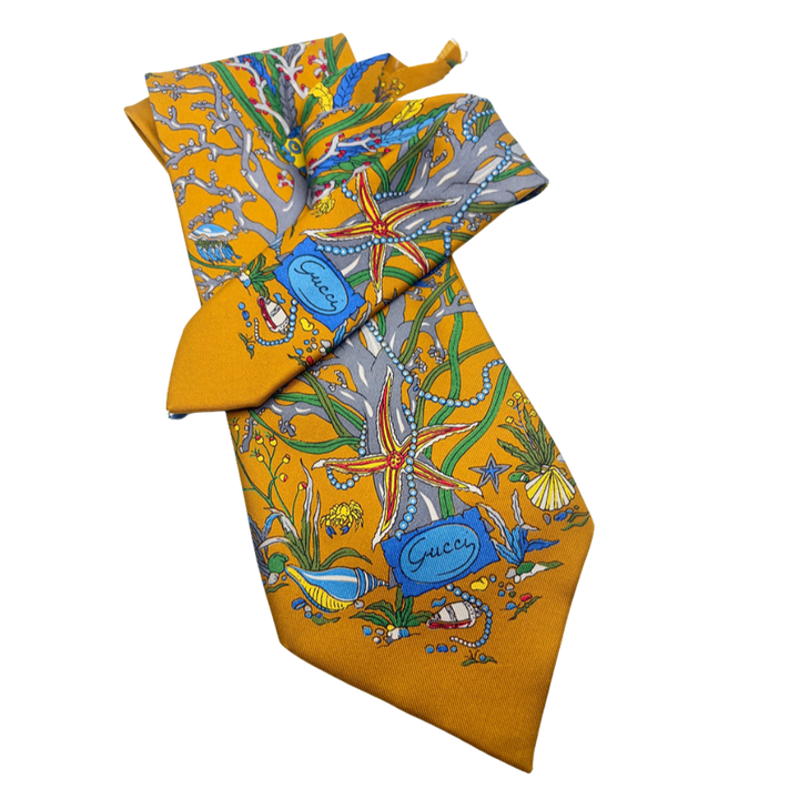 gucci silk necktie