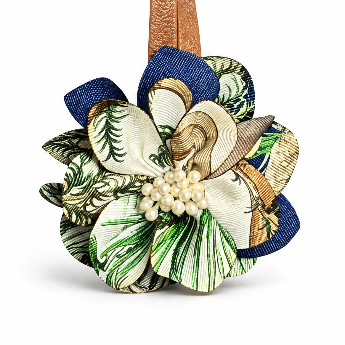 Hermes Au Coeur des Bois Scarf Bag Charm