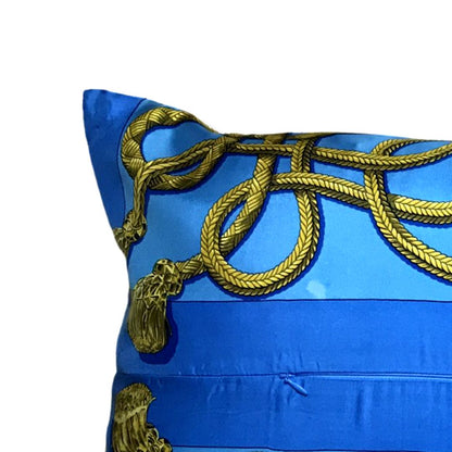 Palefroi Silk Scarf Lumbar Pillow 35"