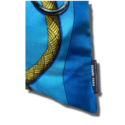 Palefroi Silk Scarf Lumbar Pillow 35"