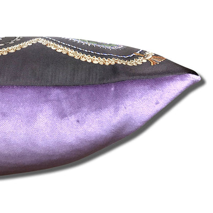Paperoles Vintage Silk Scarf Pillow 17"