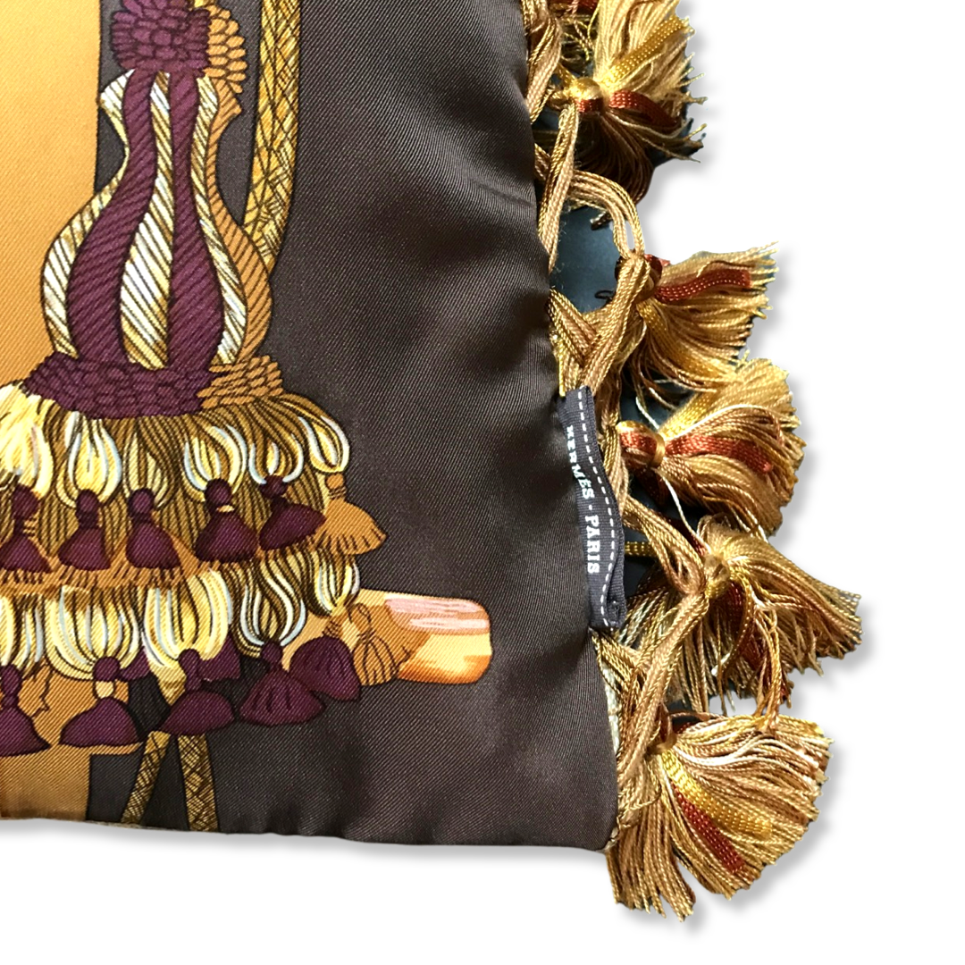 Passementerie Silk Scarf Lumbar Pillows 35"