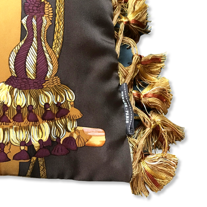 Passementerie Silk Scarf Lumbar Pillows 35"