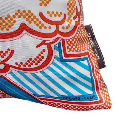 Pegasus Pop Vintage Silk Scarf Pillow 17"