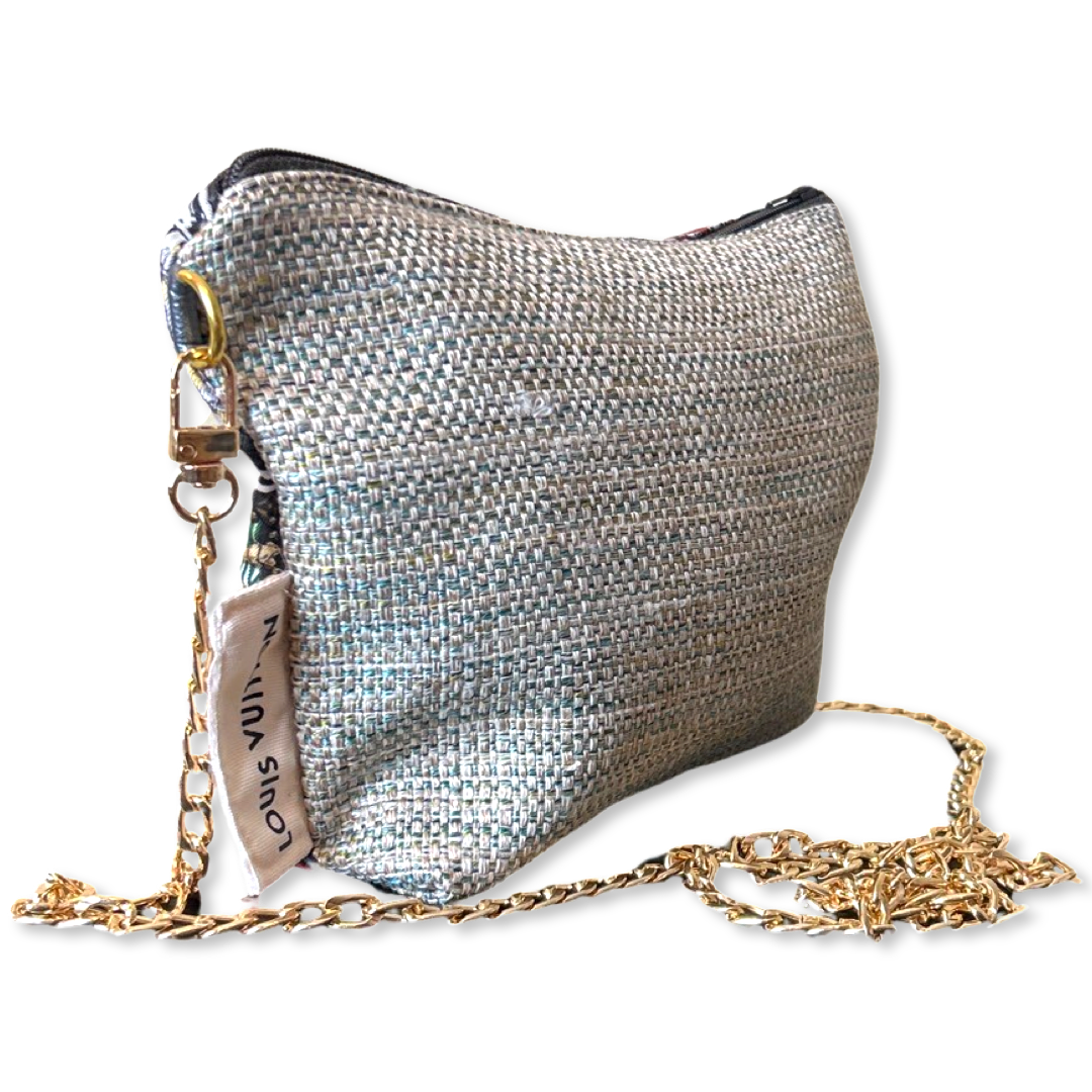 Petite Malle Vintage Scarf Crossbody Bag