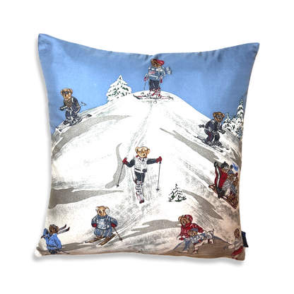 Polo Bear Ski Sweater Silk Scarf Pillows