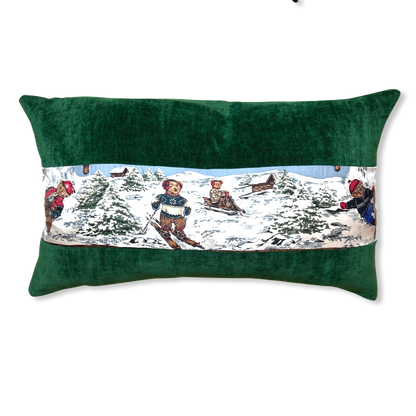 Polo Bear Ski Weekend Silk Scarf Pillows