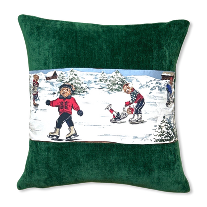 Polo Bear Ski Weekend Silk Scarf Pillows