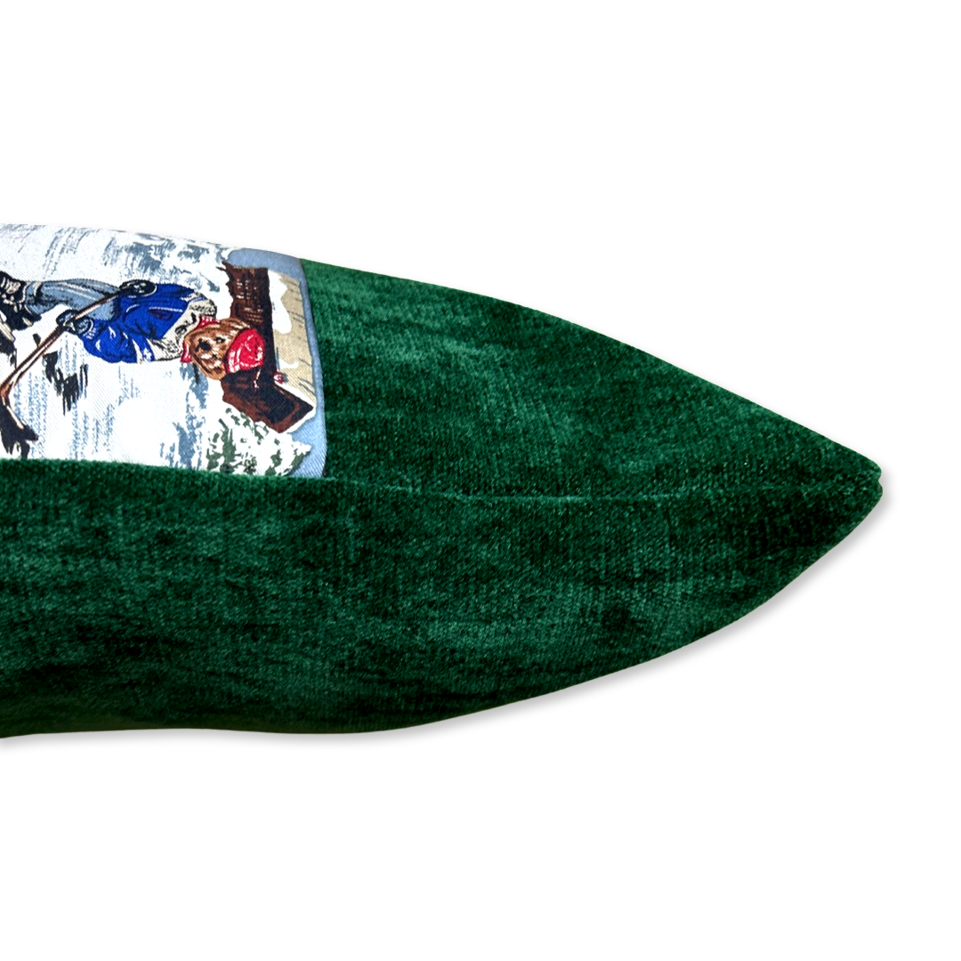 Polo Bear Ski Weekend Silk Scarf Pillows
