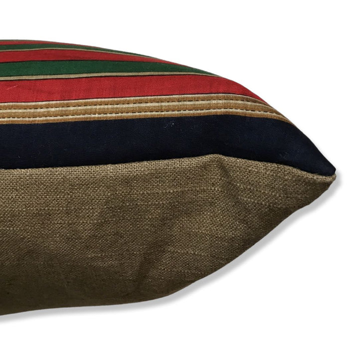 Polo Player Vintage Silk Scarf Pillow 18"