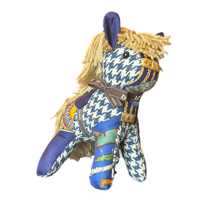 Hermes Vintage Scarf Patchwork Pony at VintageLuxeUp.com