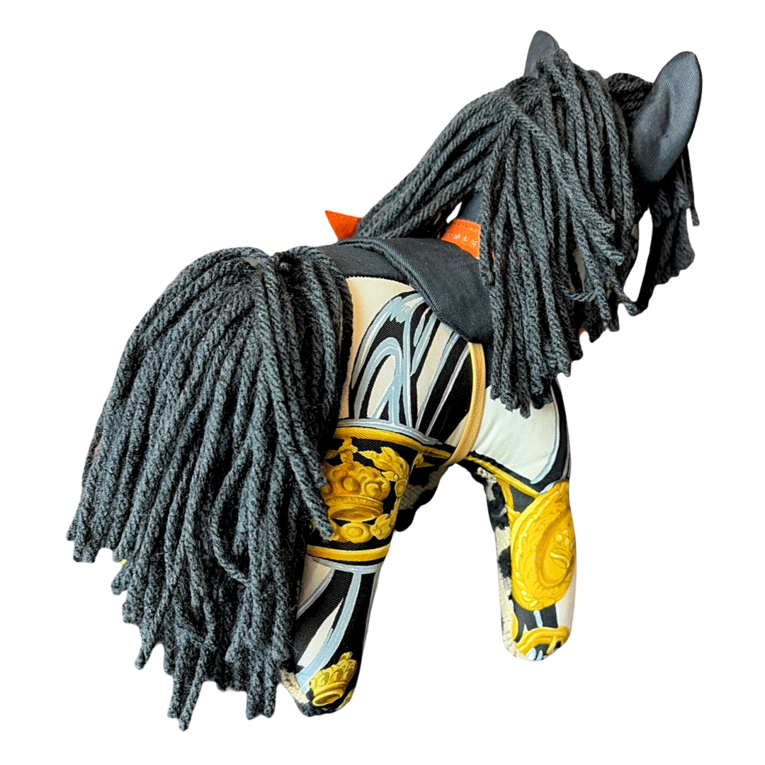 Hermes Brides de Gala Scarf Patchwork Pony at VintageLuxeUp.com
