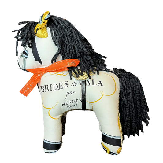 Hermes Brides de Gala Scarf Patchwork Pony at VintageLuxeUp.com