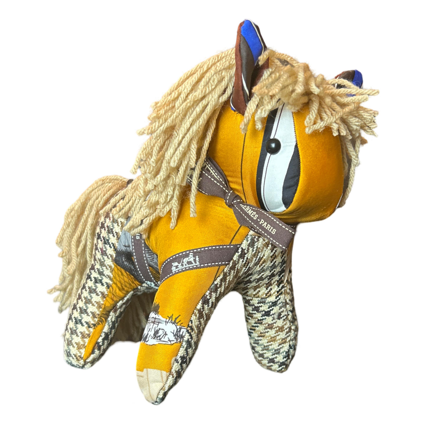 Hermes Vintage Scarf Patchwork Pony at VintageLuxeUp.com