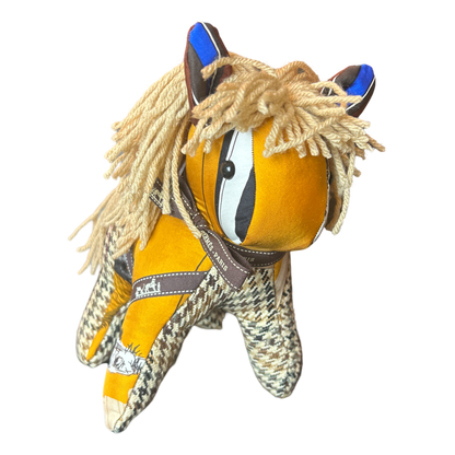 Hermes Vintage Scarf Patchwork Pony at VintageLuxeUp.com