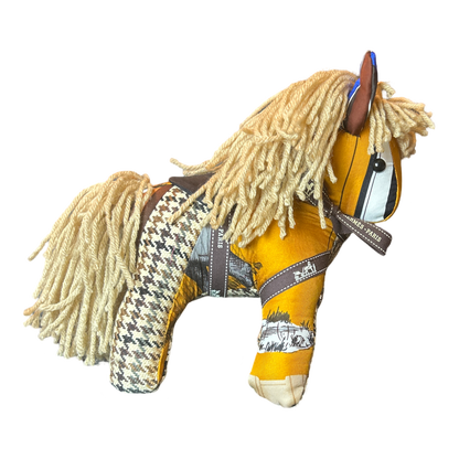 Hermes Vintage Scarf Patchwork Pony at VintageLuxeUp.com