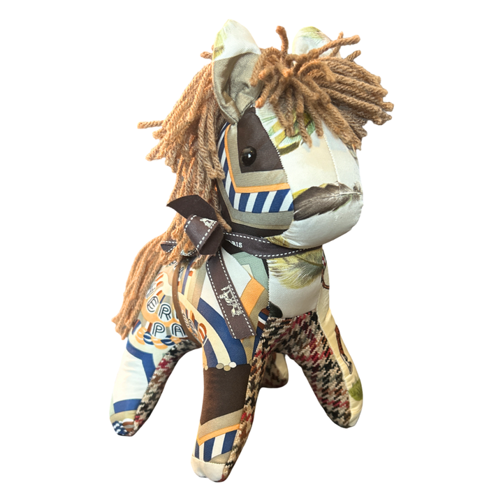 Hermes Haute Parure Scarf Patchwork Pony at VintageLuxeUp.com