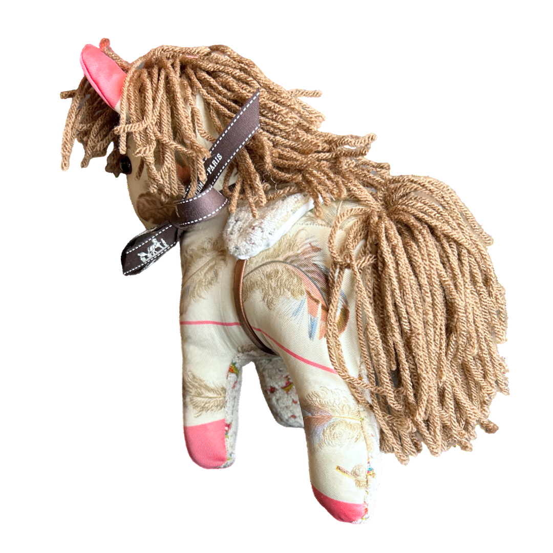 Plumes Vintage Silk Scarf Noble Pony