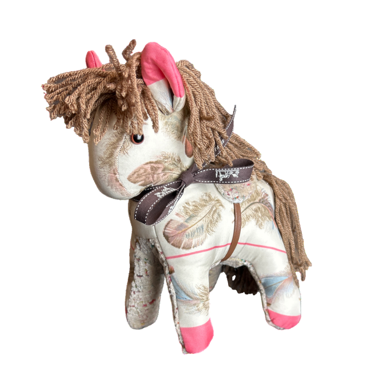 Plumes Vintage Silk Scarf Noble Pony