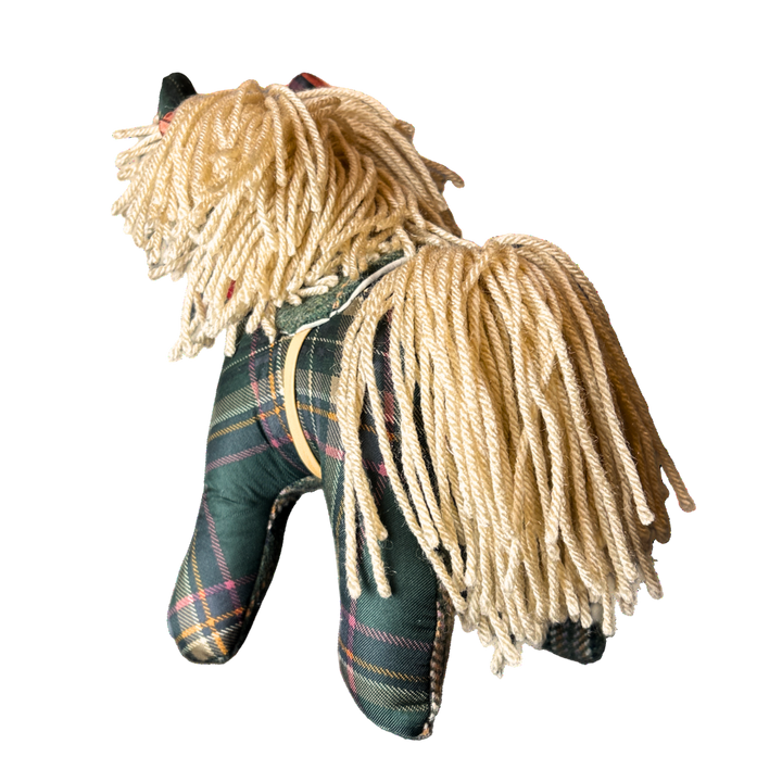 Tartan Vintage Silk Scarf Noble Pony