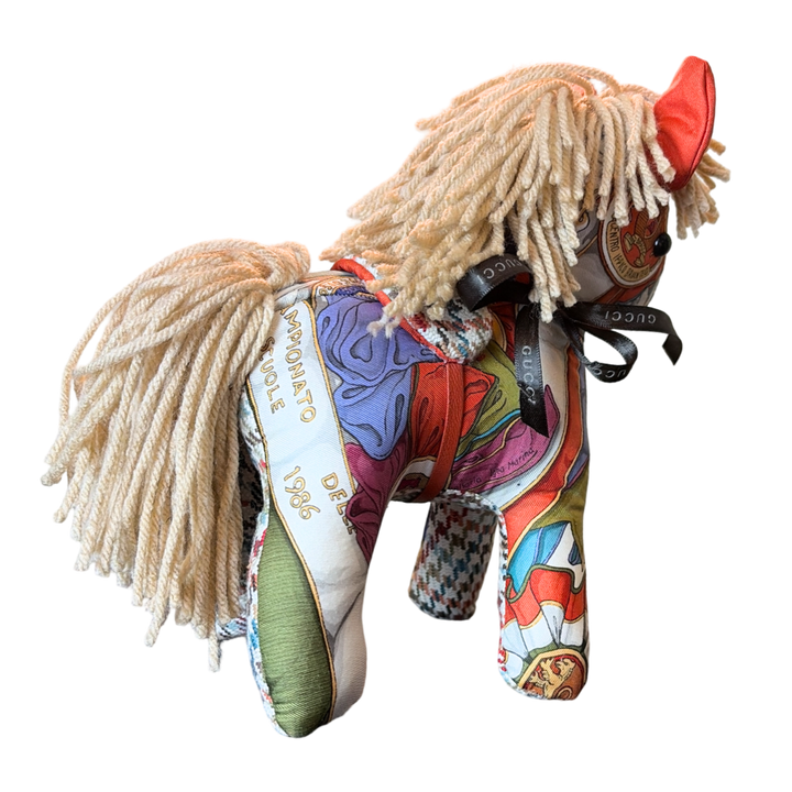Gucci Horse Ribbons Equestrian Scarf | Gucci Pony