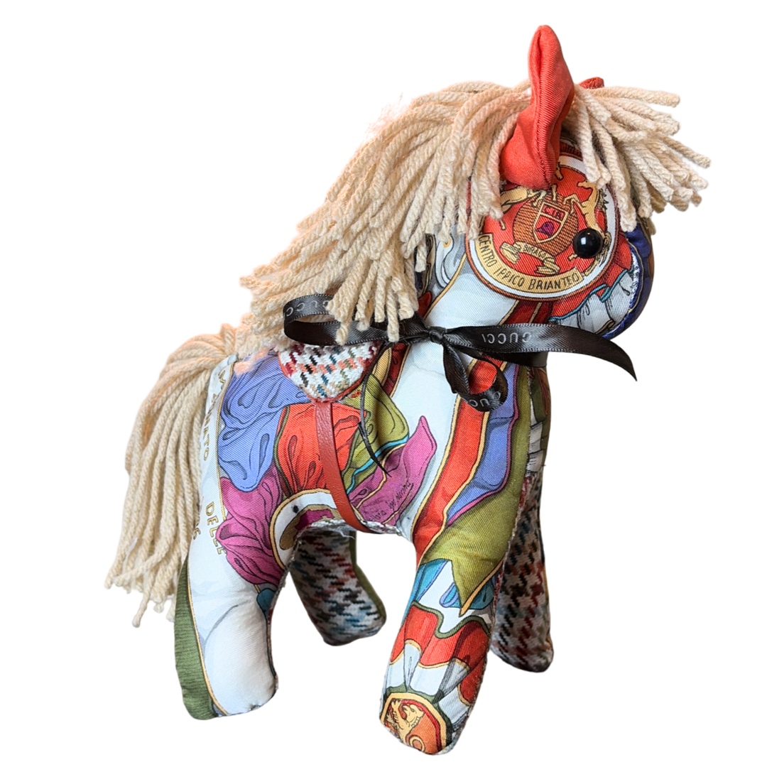 Gucci Horse Ribbons Equestrian Scarf | Gucci Pony