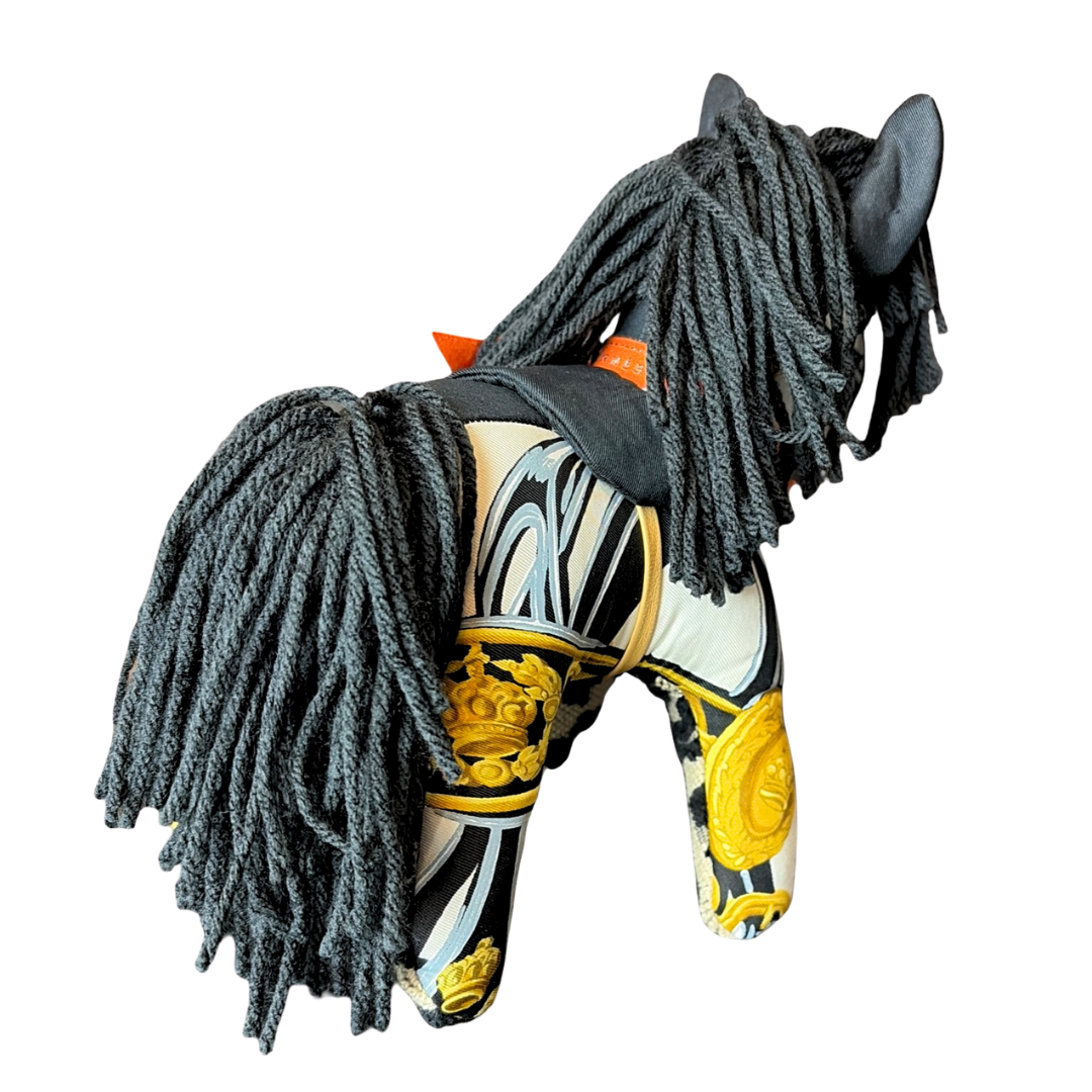 Hermes Brides de Gala Scarf Patchwork Pony at VintageLuxeUp.com
