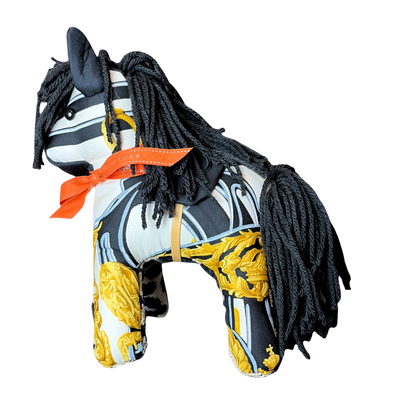 Hermes Brides de Gala Scarf Patchwork Pony at VintageLuxeUp.com