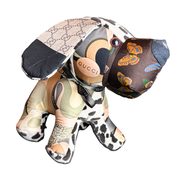 Gucci GG Monogram Scarf Patchwork Puppy at Vintage Luxe Up