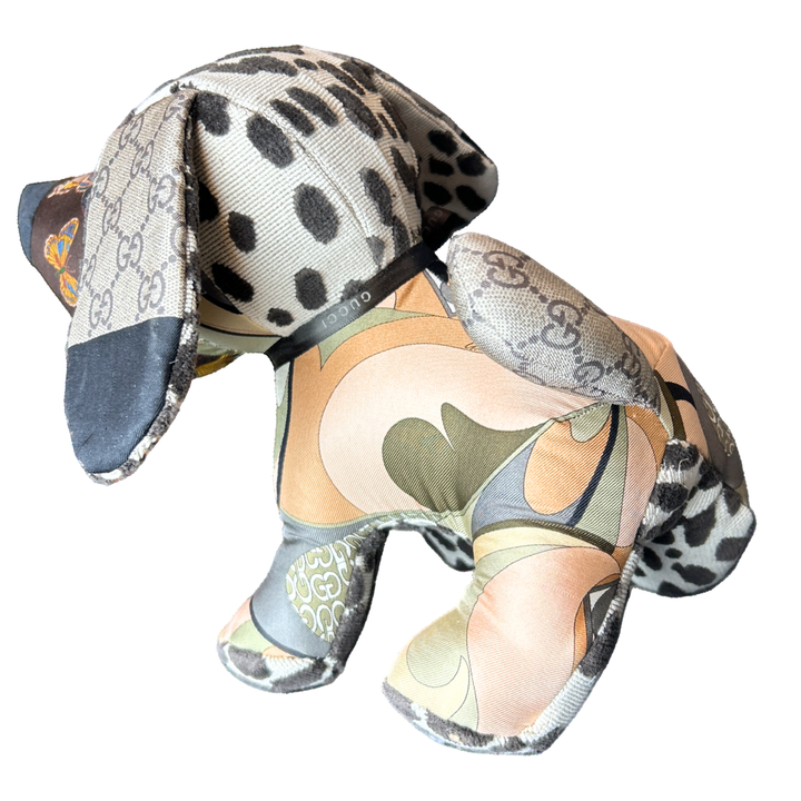 Gucci GG Monogram Scarf Patchwork Puppy at Vintage Luxe Up