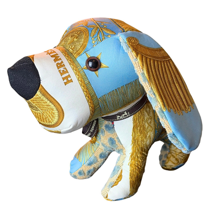 Hermes Poste et Cavalerie Scarf Puppy at Vintage Luxe Up