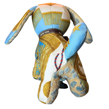 Hermes Poste et Cavalerie Scarf Puppy at Vintage Luxe Up