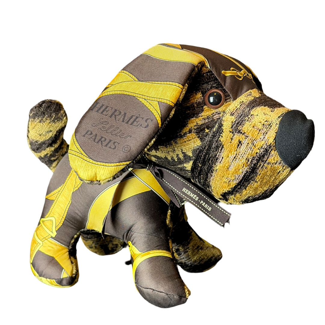 Hermes Eperon d'Or Scarf Puppy